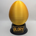 Personalised Golden Egg Trophy, Large Fillable Egg Award, Good Egg Award, Best Employee, Custom Trophy, Golden Goose Egg Award, Eggcellence
