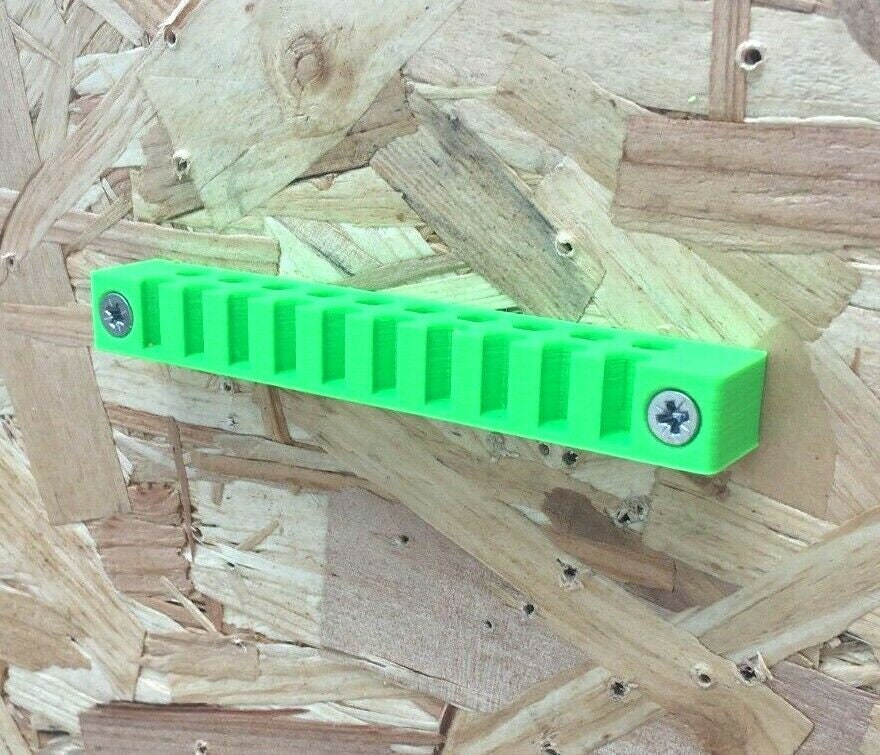 1/4" Hex Shank Screwdriver Bit Holder Storage / 1/4" Hex Bit Holder / Shed Van Workshop -20 bit holder / Hex Screwdriver Bit Storage / Hex