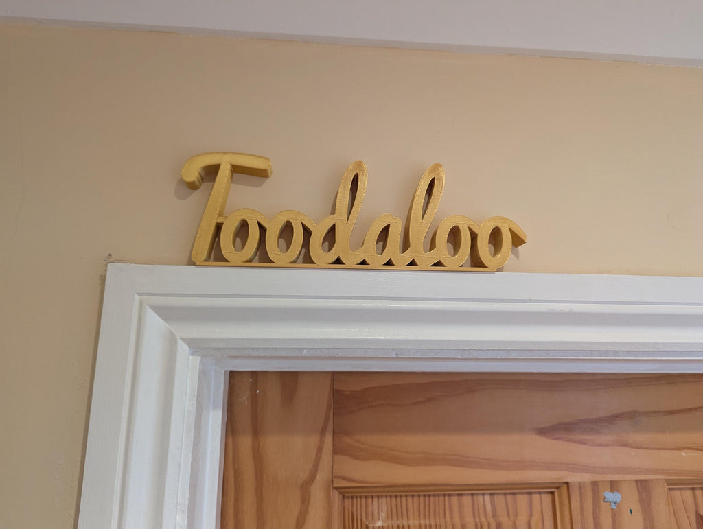 Toodaloo Door Sign, Goodbye Door Sign, Exit Door Sign, Door Topper, Custom Door Sign, Toodaloo Wall Sign, Above Door Sign, Quirky Door Sign