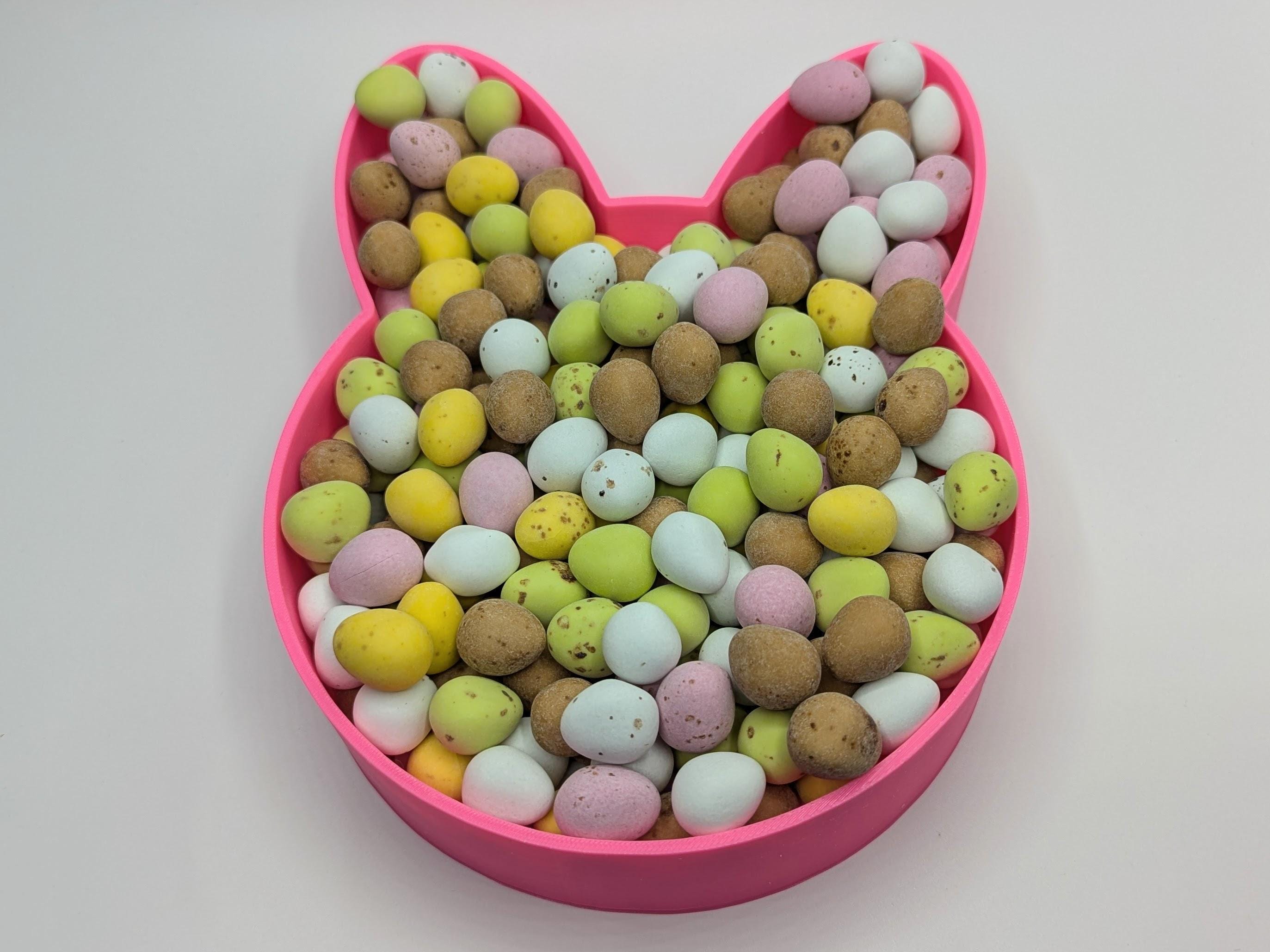 Easter Bunny Head Sweet Fillable, Sweet filling Birthday Cake Alternative, Easter Party Table Decor, Bunny Head Shaped Sweet Decoration Gift