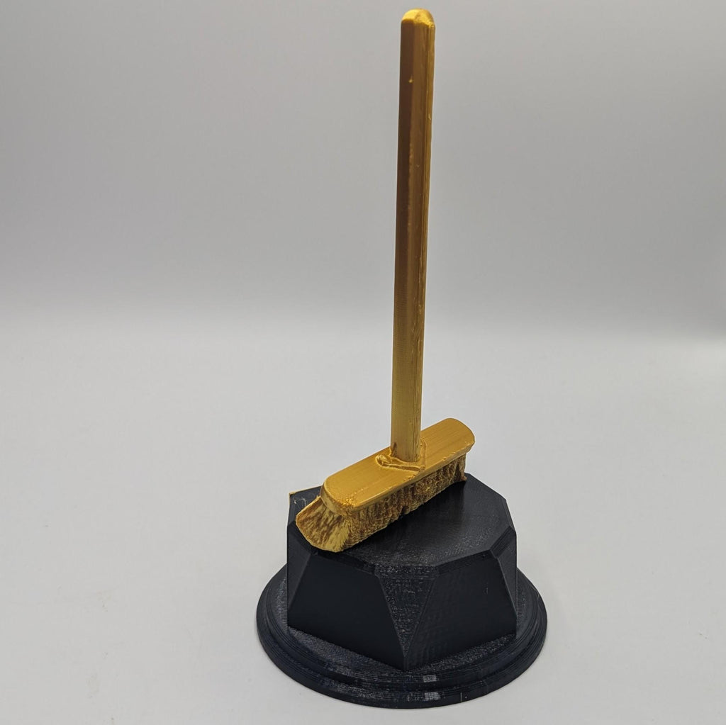 Broom Trophy, Station Sweeper Award, Custom Trophy Gift, Sweeper Trophy, Broom Award, Cleaner Trophy, Cleaner Award, Office Trophy, Broom