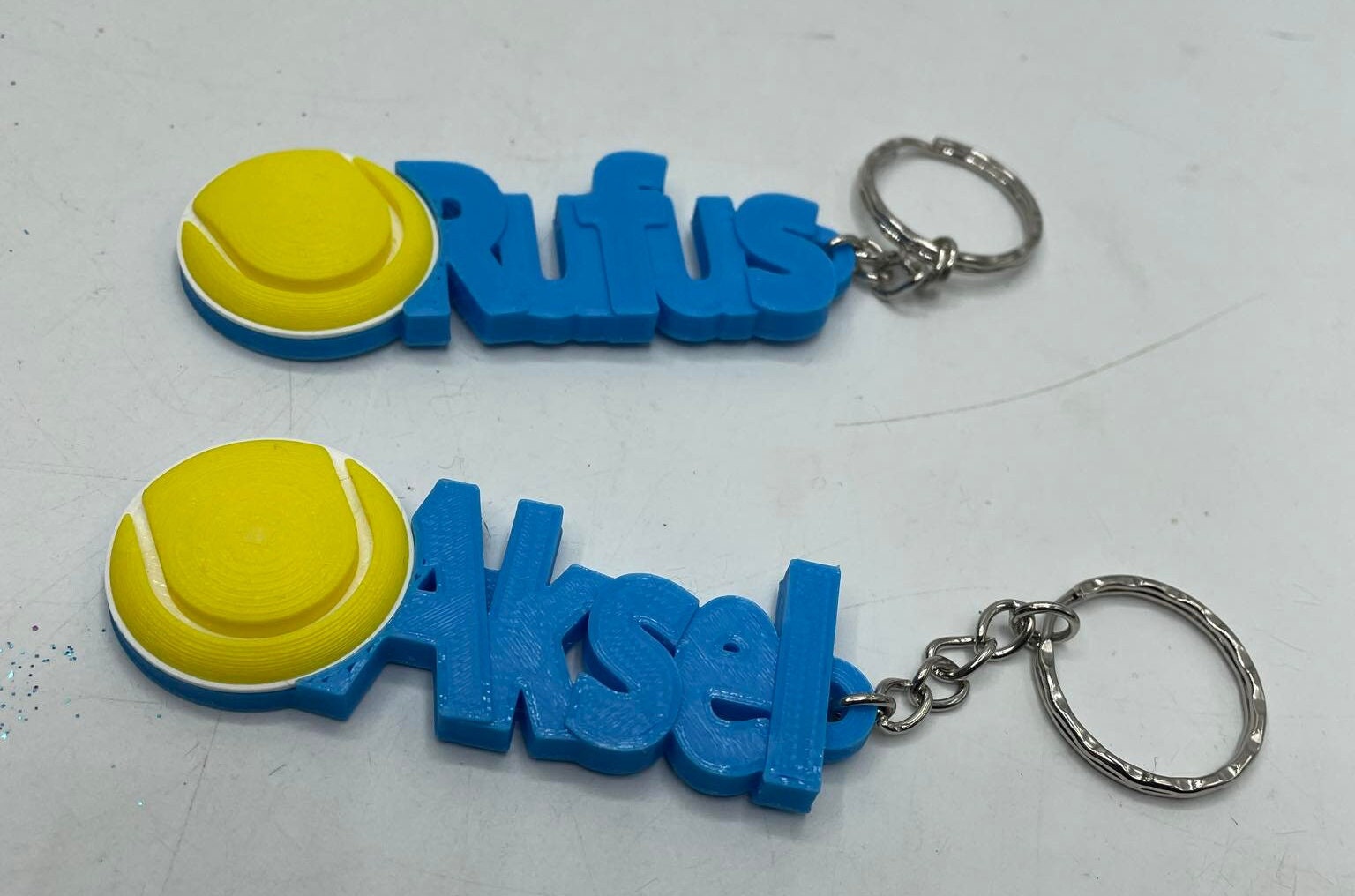 Personalised Tennis Keyring / Custom Made Tennis Gift / Tennis Gift Keyring / Tennis Bag Keyring Name / Tennis Gift / Gifts for Tennis Lover