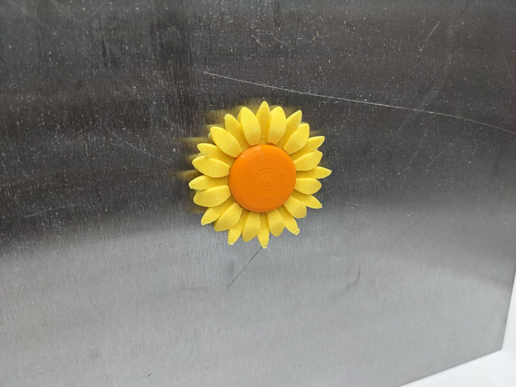 Sunflower Magnet / Flower Magnet / Floral Design Magnet / Sunflower Magnet / Sunflower Fridge Magnet / Spring Magnet / Sunflower Decoration