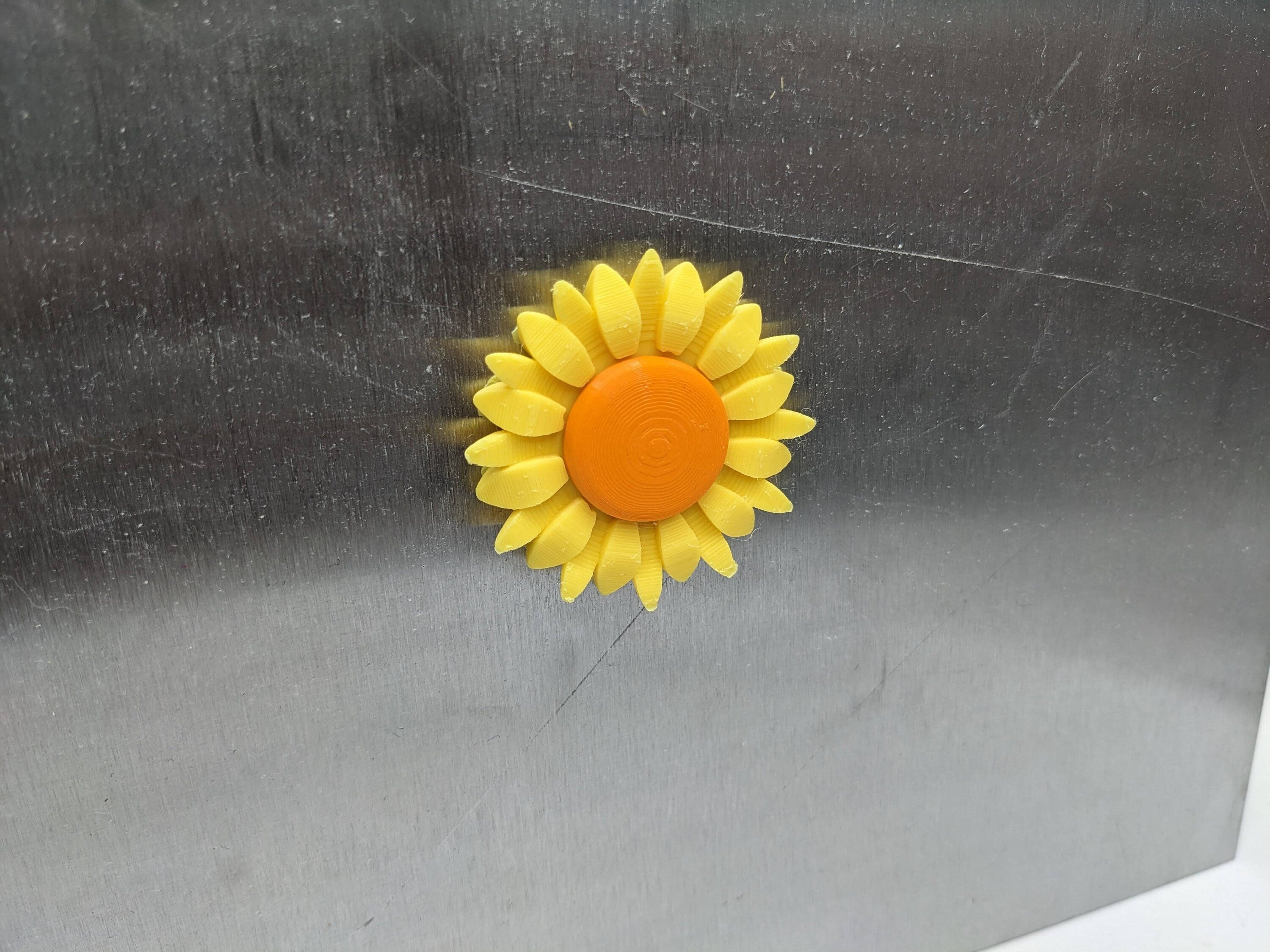 Sunflower Magnet / Flower Magnet / Floral Design Magnet / Sunflower Magnet / Sunflower Fridge Magnet / Spring Magnet / Sunflower Decoration