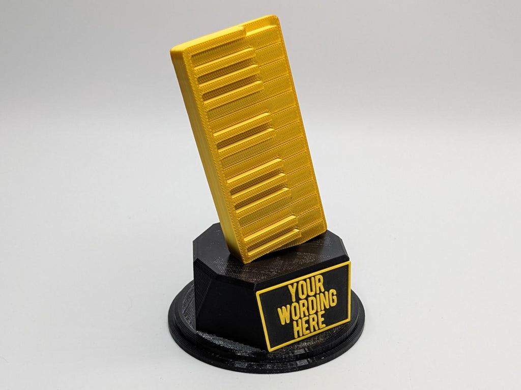 Personalised Piano Trophy, Piano Shaped Trophy, Pianist Award, Music Teacher Award,  Custom Trophy Gift, Piano Player Gift, Piano Gift Award
