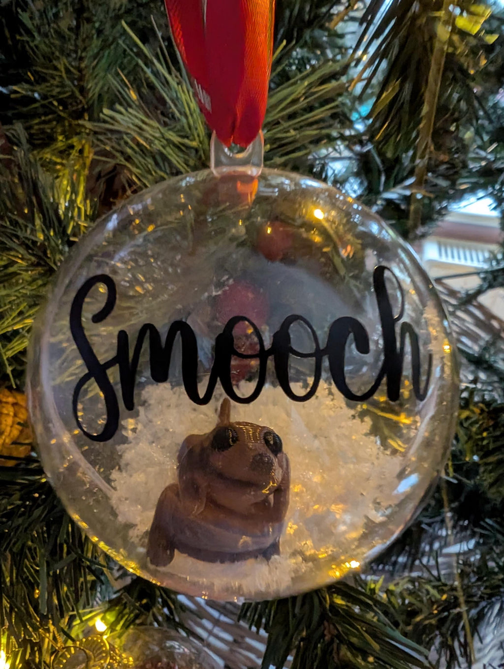 Dachshund Personalised Bauble, Personalised Christmas Bauble, Dachshund Decoration, Dog Lover Gift, Dachshund Owner Gift, Dachshund Lover