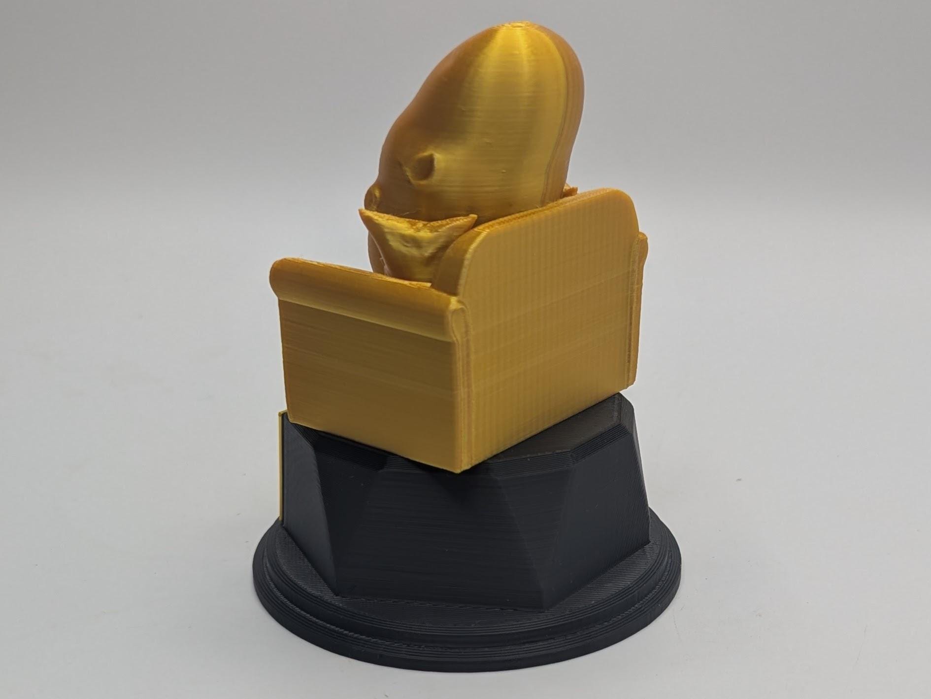 Worlds Laziest Dad Trophy, Dad Couch Potato Award, Personalised Couch Potato Trophy, Potato Trophy, Custom Trophy Gift, Dad Couch Potato