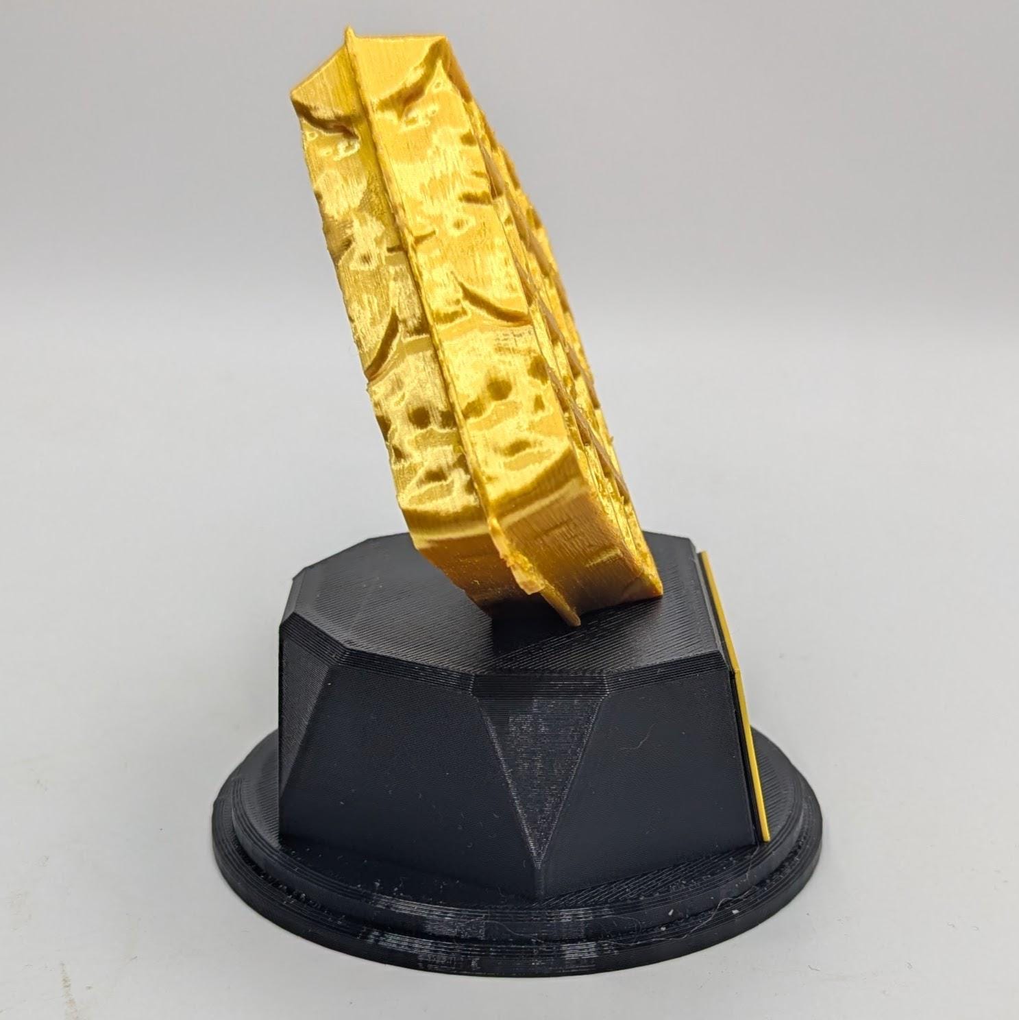 Personalised Waffle Trophy, Waffle Award Gift, Custom Trophy Gift, Funny Waffle Award Gift, Office Trophy, Waffle Lover, Biggest Waffler