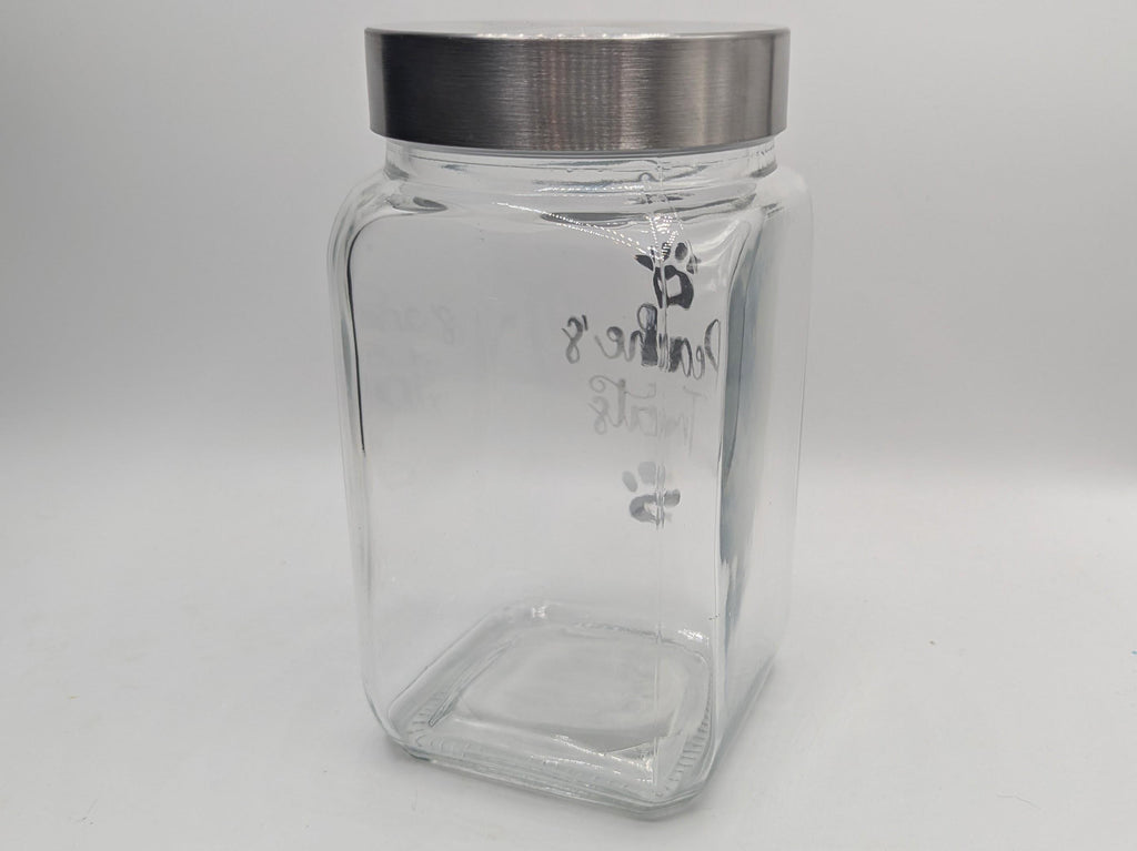 Personalised Dog Treat Jar, Cat/Dog Treat Jar, New Puppy Treat Jar, Puppy Pack Treat Jar, Gift for Dog Owner, Dog Treat Storage, Dog Gift