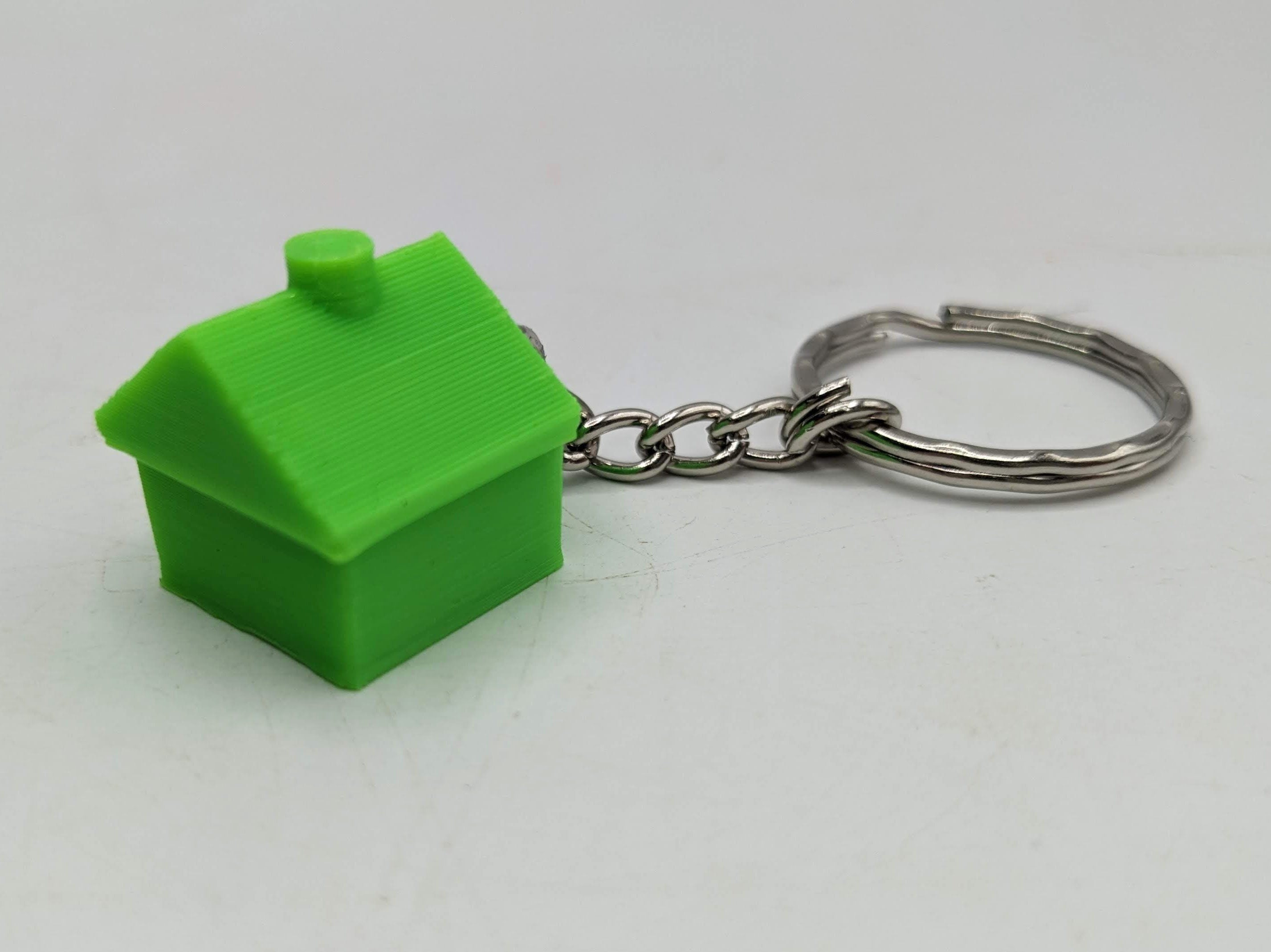 New Home Keyring / Little House Keyring / House Warming Gift / New House Keyring / House Shaped Keyring / House Key Keyring / House Key Gift