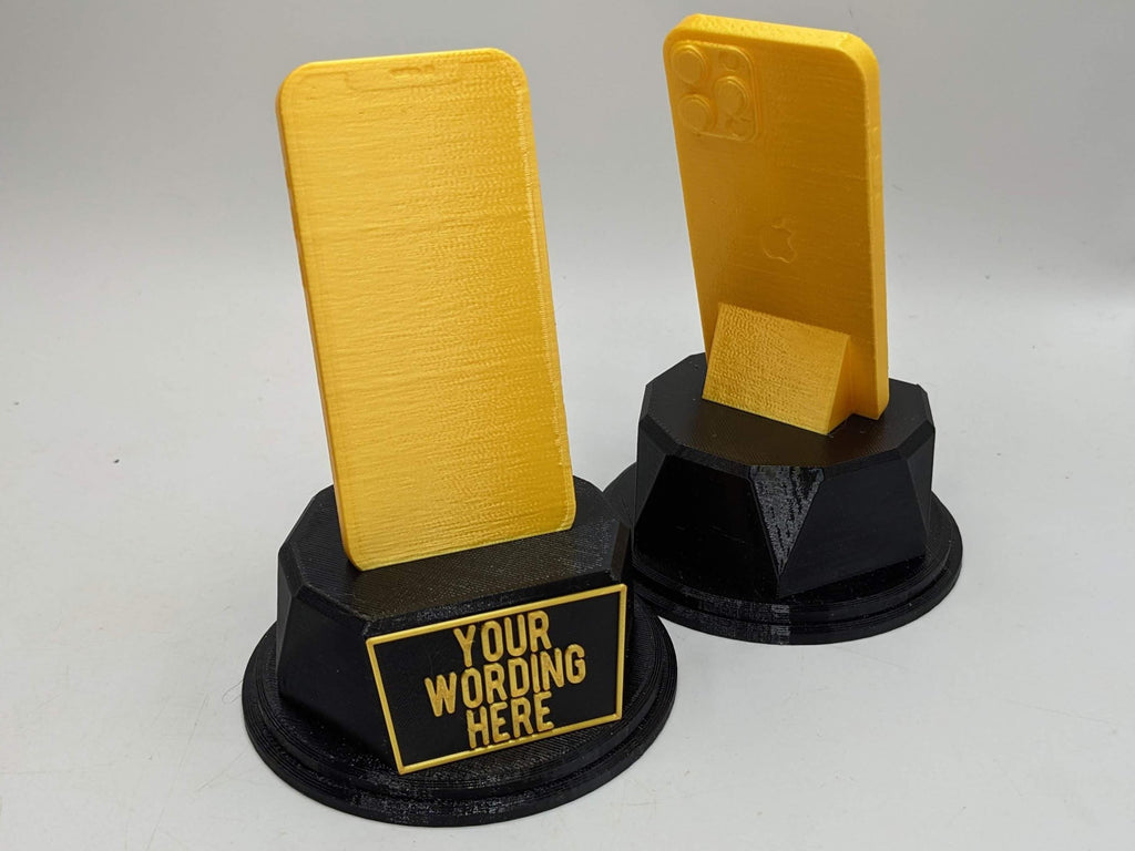 Personalised Phone Trophy / Phone Trophy / Phone Award / Gift for Mobile Phone User / Funny Mobile Award / Mobile Phone Joke Trophy / Phone