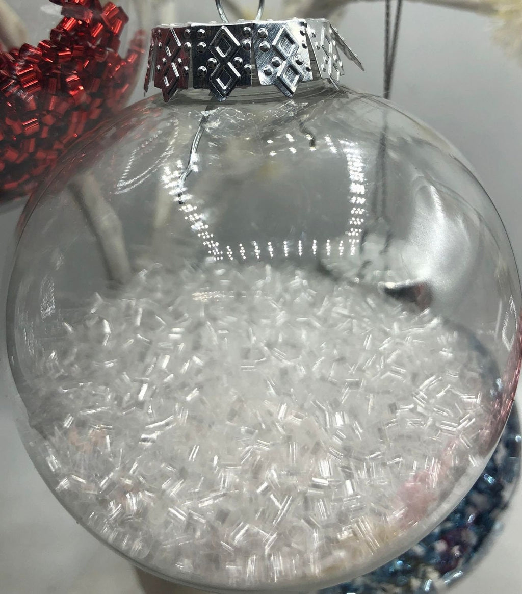 Personalised Glitter Christmas Bauble / Initial Bauble / Memorial Bauble / Tree Personalised Decoration / Personalised Christmas Ornament