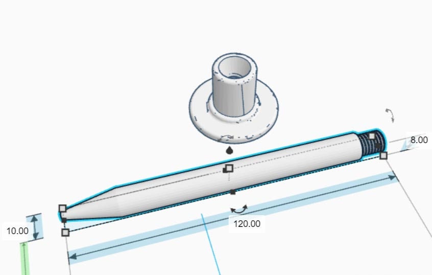 Quill to fit the EEW Nano 2.0 / Quill Accessory for EEW Nano 2.0