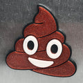 Sparkly Brown Poop Magnet / Smiling Pile Poo Magnet / Poo Shaped Magnet / Poo Shaped Fridge Magnet / Novelty Poo Magnet / Poop Joke Magnet