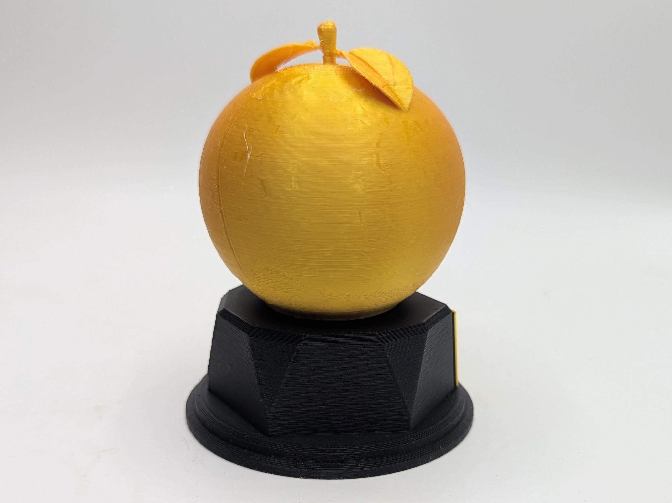 Personalised Peach Trophy, Peachy Bum Trophy, Peach Lover Gift, Fruit Lover Award, Peach Award Trophy, Custom Peach Trophy, Peach Shape Gift