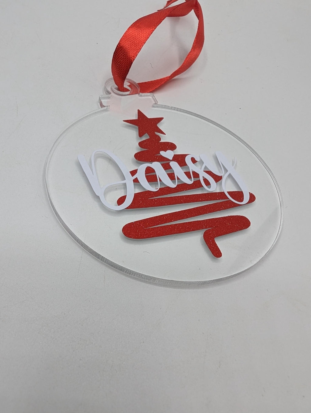 Personalised Christmas Bauble, Christmas Tree Bauble, Tree Personalised Decoration, Custom Bauble, Stocking Filler, Christmas Tree Decor