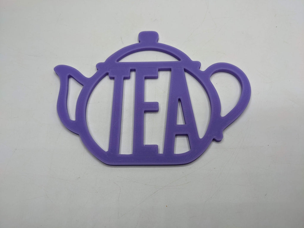 Tea Pot Coaster / Cup Of Tea Coaster / Tea Drink Mat / Pot Of Tea / Tea Lover Gift / Tea Cup Coaster / Home Decor Gift / Tea Pot Shape / Tea