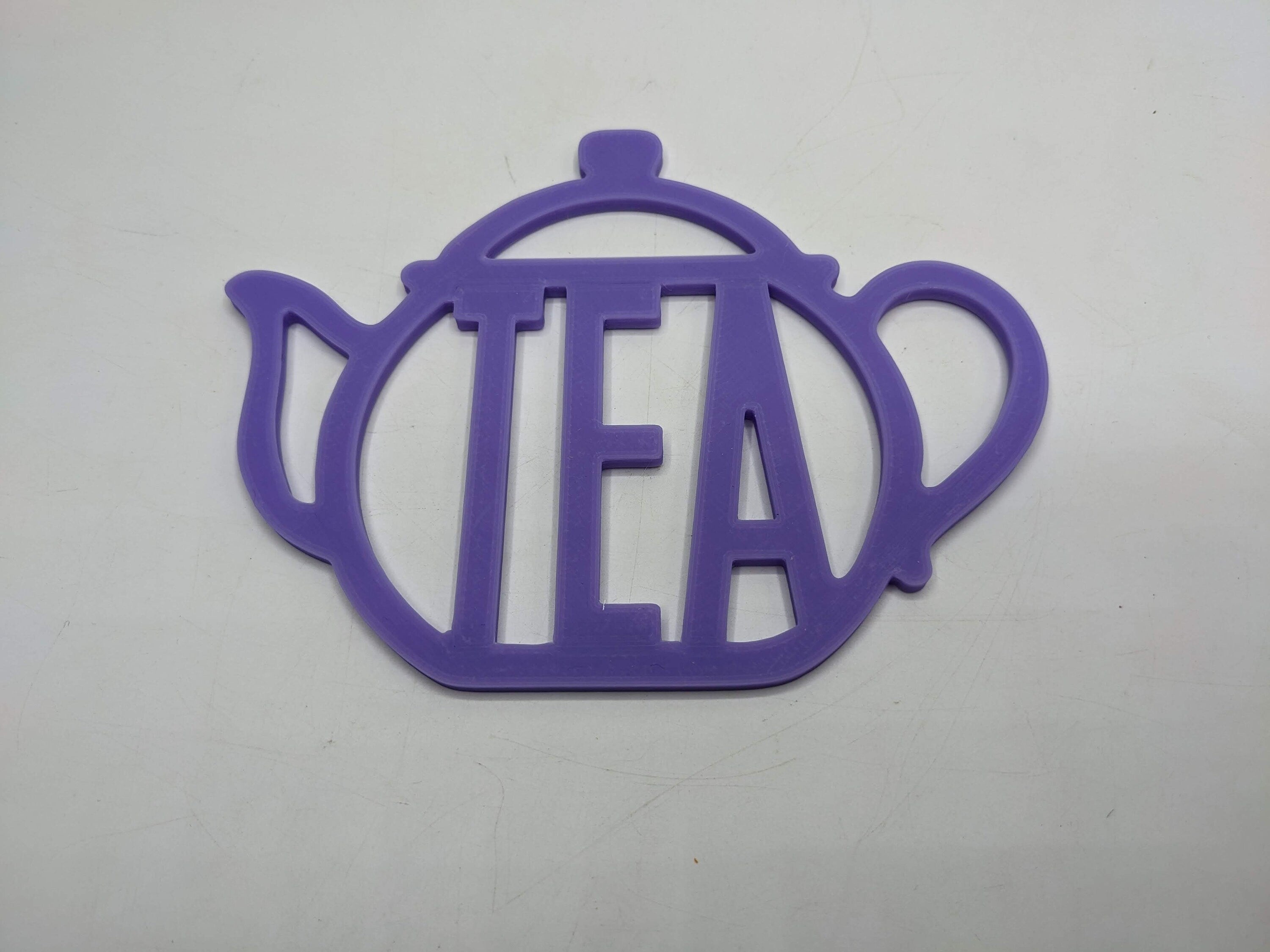 Tea Pot Coaster / Cup Of Tea Coaster / Tea Drink Mat / Pot Of Tea / Tea Lover Gift / Tea Cup Coaster / Home Decor Gift / Tea Pot Shape / Tea
