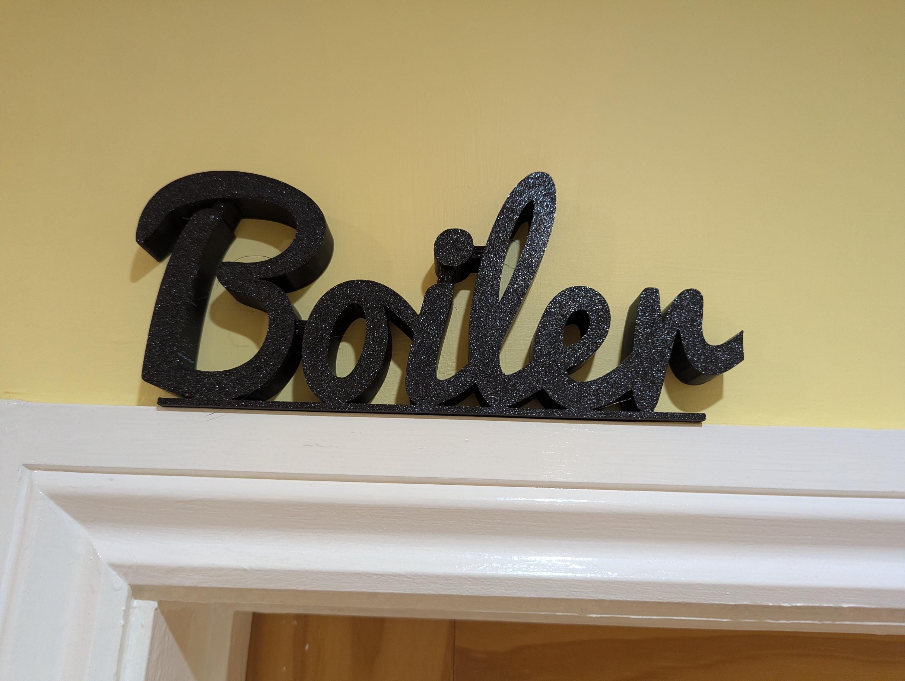 Boiler Above Door Sign, Boiler Door Topper, Boiler Cupboard Door, Custom Door Sign, Office Door Sign, Quirky Door Sign, Boiler Room Sign