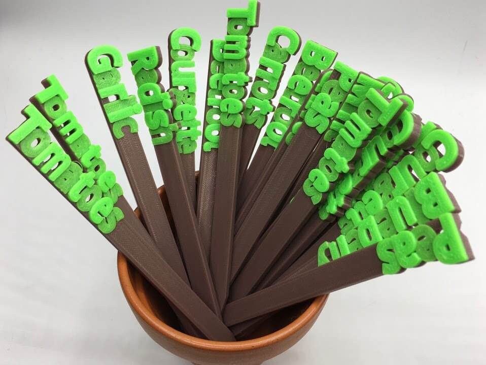 Plant Stakes / Garden Markers / Plant Pot / Herb Vegetable Marker Label Stakes / Seed Labels / Vegetable Markers / Herb Markers