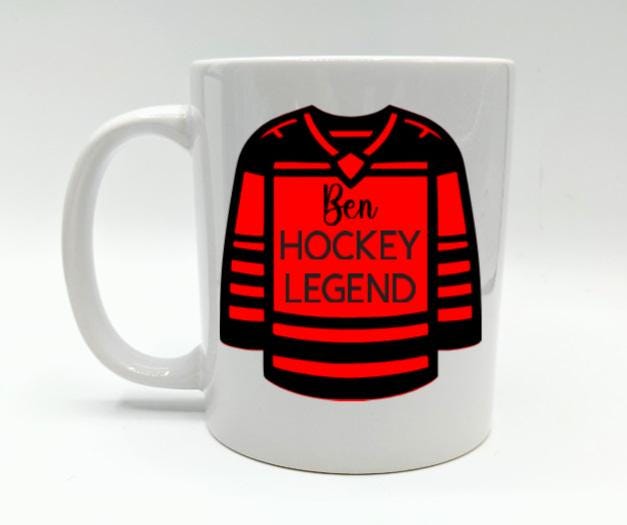 Personalised Hockey Legend Mug, Gift for Hockey Player, Hockey Team Gift, Personalised Hockey Gift, Funny Hockey Mug, Hockey Christmas
