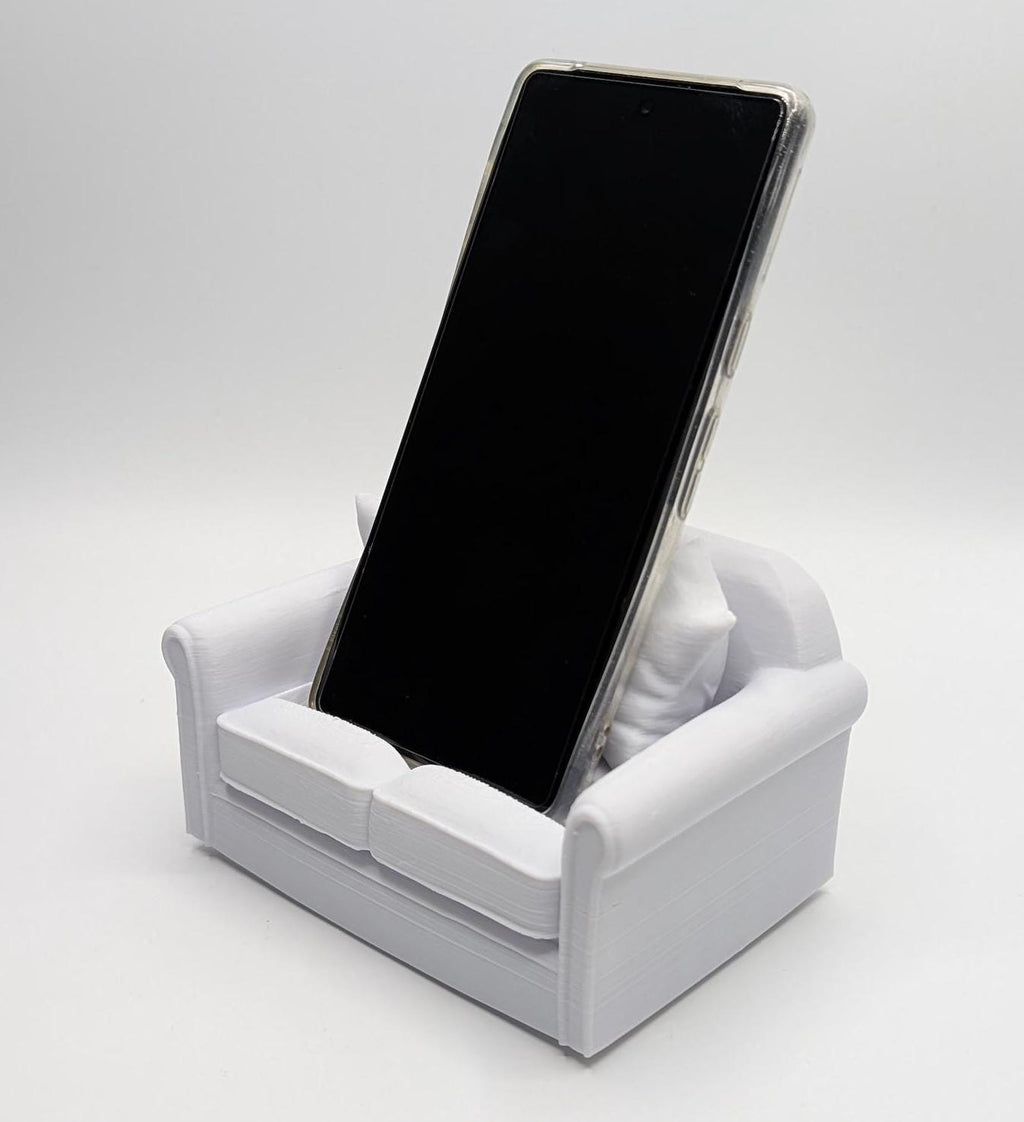 Sofa Phone Stand, Couch Phone Stand, Settee Shaped Phone Stand, Iphone Phone Holder, Android Phone Holder, Settee Fun Gift, Phone Stand Gift