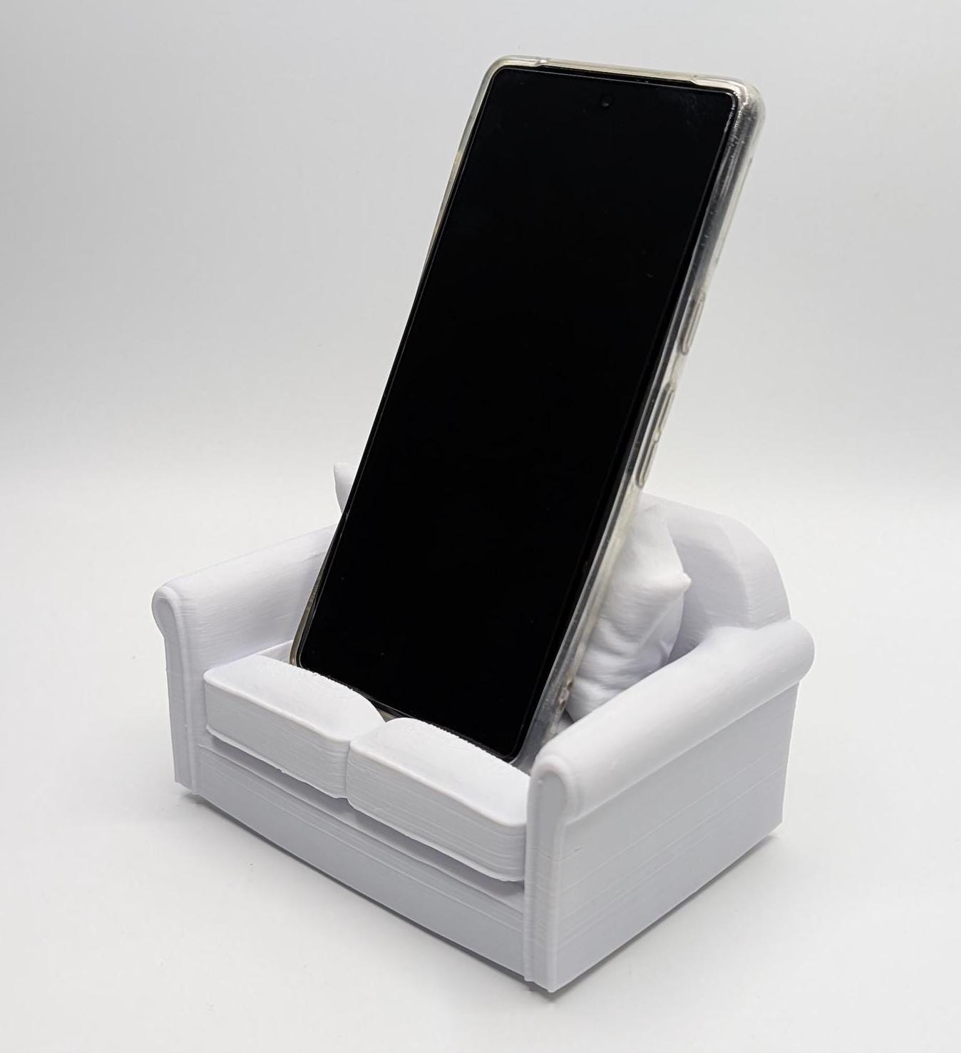Sofa Phone Stand, Couch Phone Stand, Settee Shaped Phone Stand, Iphone Phone Holder, Android Phone Holder, Settee Fun Gift, Phone Stand Gift
