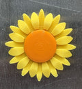 Sunflower Magnet / Flower Magnet / Floral Design Magnet / Sunflower Magnet / Sunflower Fridge Magnet / Spring Magnet / Sunflower Decoration