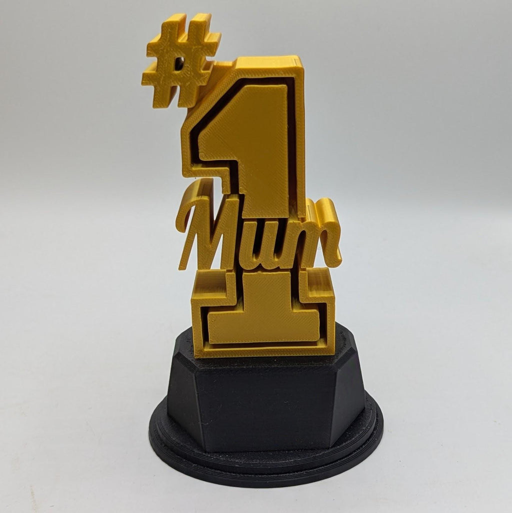 Personalised No1 Mum Trophy, Mum Fun Trophy, Gift for Mum, Mothers Day Gift, No1 Mum Award, Custom Mum Gift, Best Mum Gift, Mum Birthday