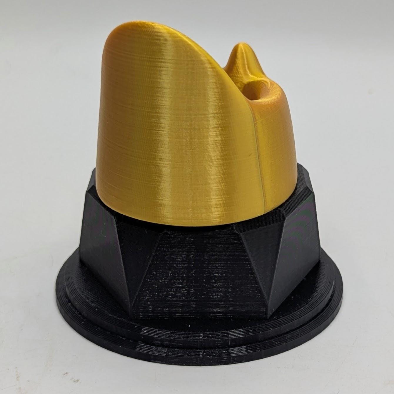 Personalised Potty Trophy, Potty Shape Gift, Potty Mouth Award Gift, Potty Joke Gift, Custom Trophy Award, Novelty Potty Award, Gold Potty