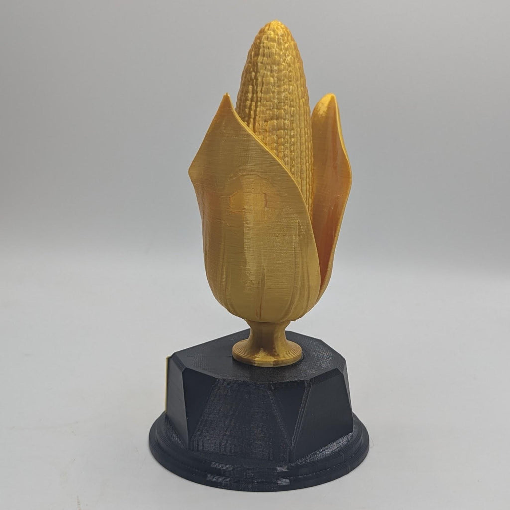 Personalised Corn On The Cob Trophy, Custom Trophy Gift, Corn On The Cob Lover, Sweetcorn Trophy Award, Sweetcorn Shaped Gift, Corn On Cob