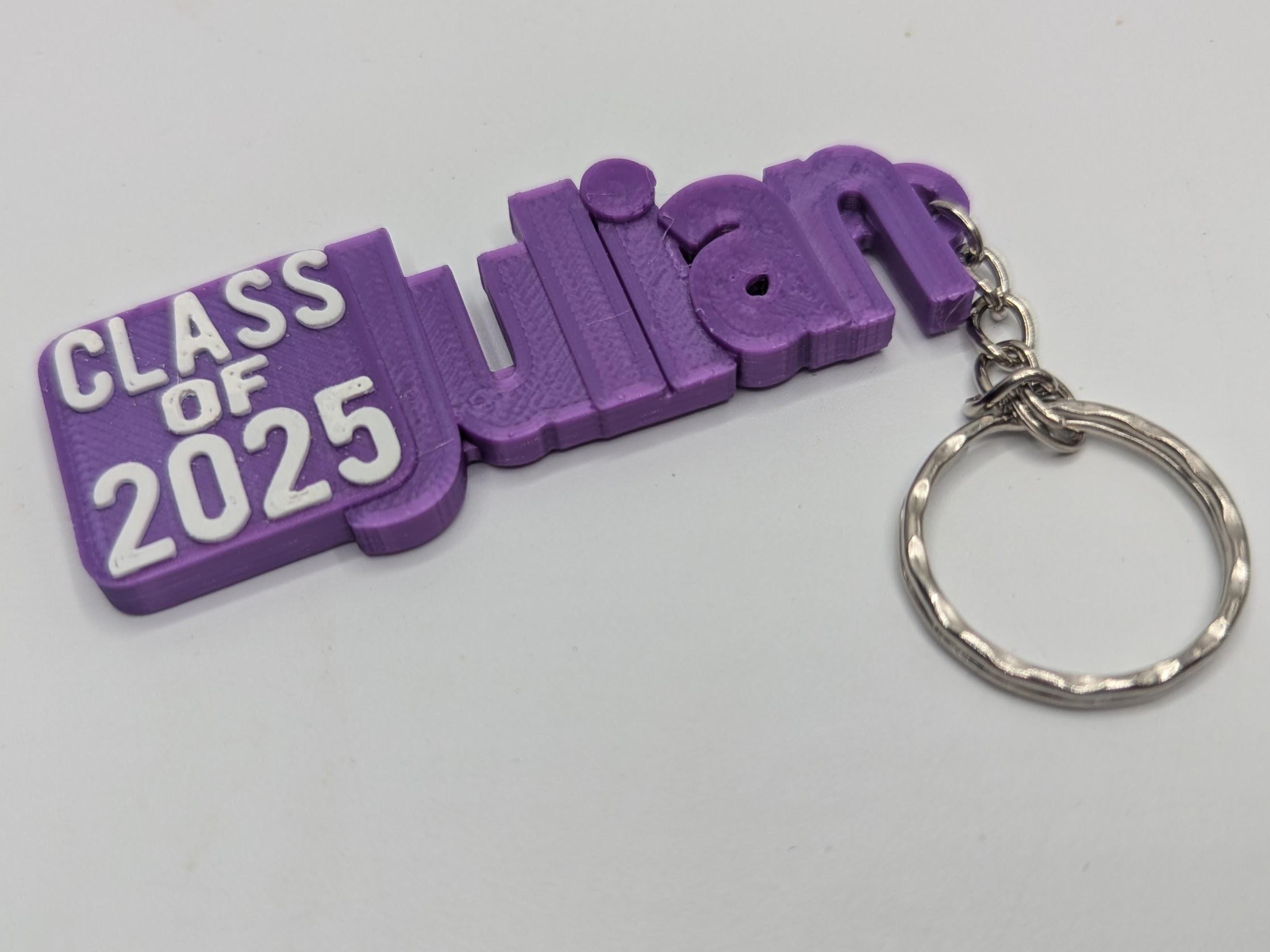 Personalised School Leavers Keyring, Class of 2025, School Leavers Gifts, Personalised Primary School Leaver, Secondary School Leaver Gift