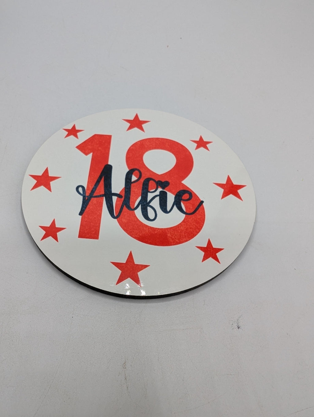 Personalised Coaster, Milestone Birthday Gift, 18th, 16th Birthday, 21st, 30th, 40th, 50th, 60th, 70th Birthday, Special Birthday Her/Him