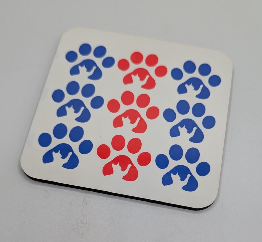 Cat Paw Print Coaster, Cat Lover Gift, Cat Mum Gift, Cat Dad Gift, Animal Coaster, Kitten Owner Gift, Gift for Cat Owner, Cat Paw Shape