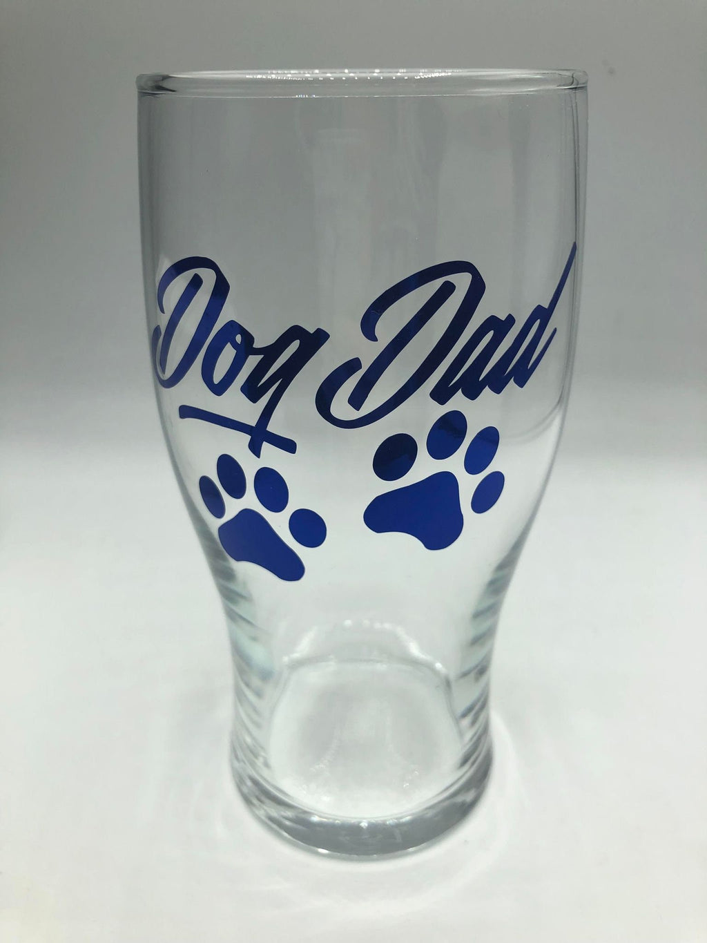 Dog Dad Pint Glass, Father's Day Gift, Present for Dad, Gift for Dog Lover, Dog Owner Gift, Pet Lover Gift, Dog Walker Present, Dog Groomer