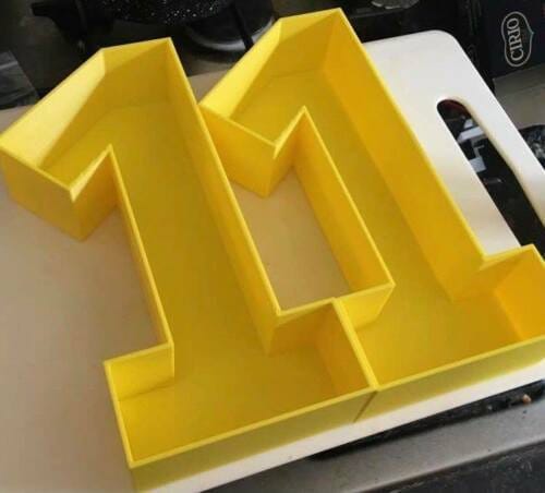 Large Numbers (8.5") for Sweet filling Birthday Cake Alternative / Wedding Table Decoration / Birthday Party Display -21st -18th -50th -40th