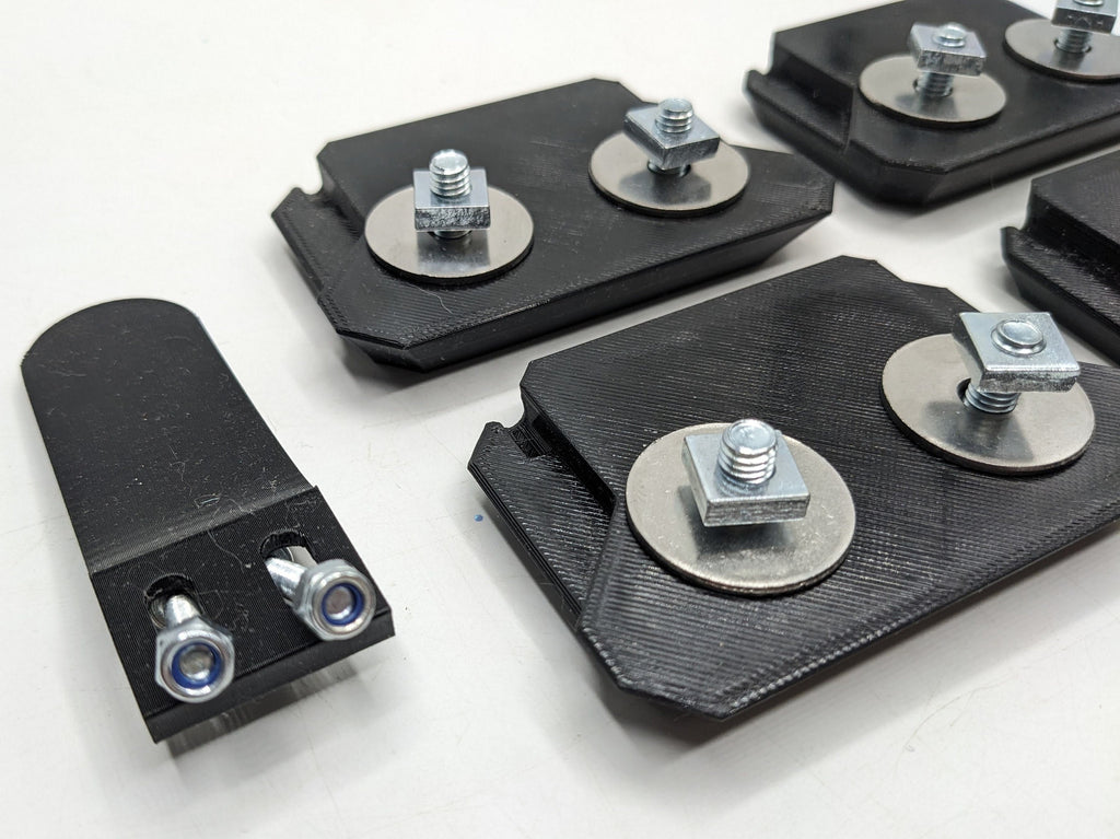 Universal Milwaukee Packout Top Mounting Cleats / Mount Feet Set + Hardware Kit / Milwaukee Packout Mounting / Milwaukee Packout Accessory