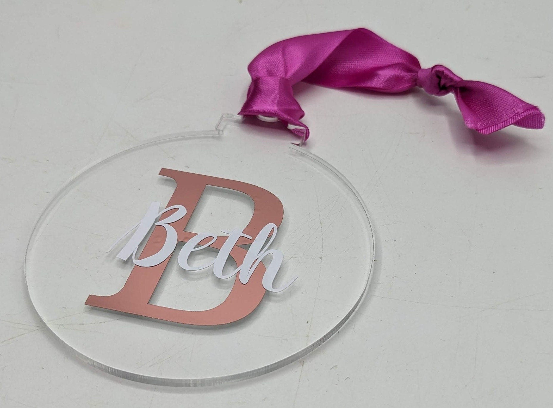 Personalised Christmas Monogram Bauble / Personalised Bauble / Tree Personalised Decoration / Name Bauble / Personalised Christmas