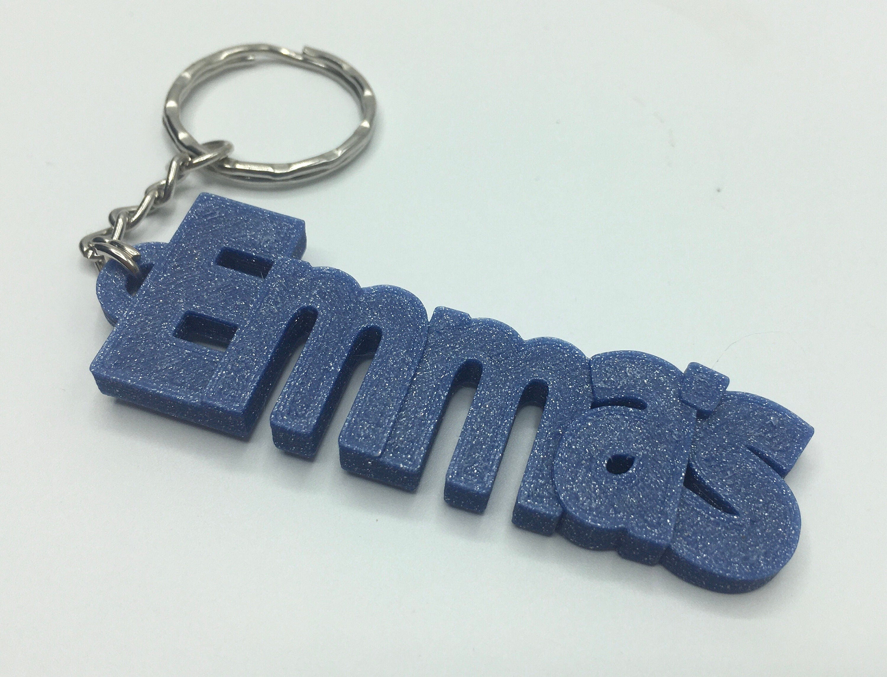 Girls Personalised Keyring, School Bag Tag, Back to School Gift, Party Bag Filler, Small Personalised Item, Personalised Gift, Under 5