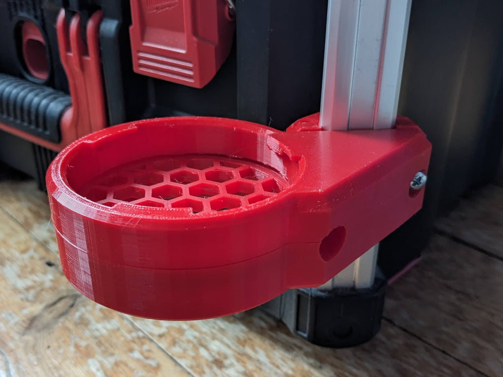 Milwaukee Thermal Tumbler, Cup Holder Milwaukee, Cup Holder for the Packout Corner Rail System, Milwaukee Accessory, Milwaukee Cup Accessory