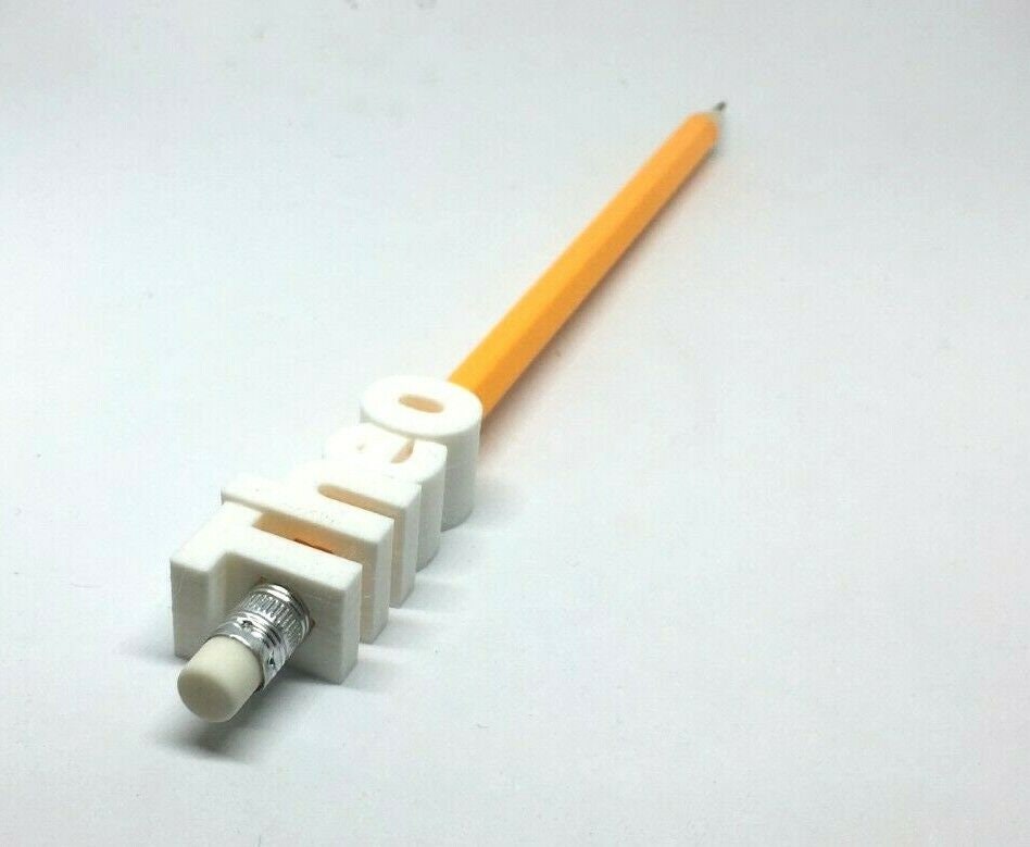 Personalised Pencil Toppers / Party Bag Fillers / Gifts for Teachers / Gifts for Office Staff / Under 5 Pounds / Pencil Topper with Pencil