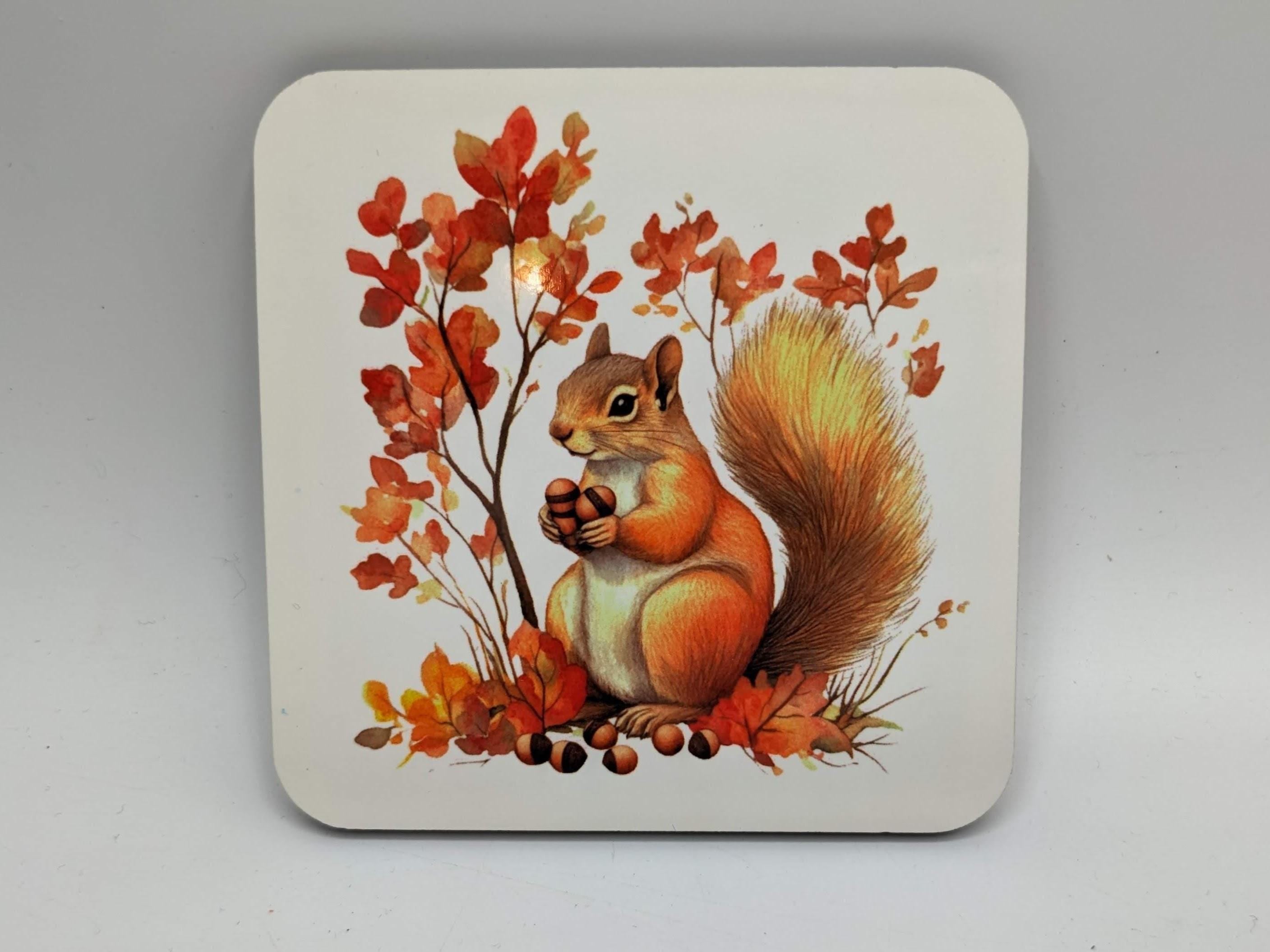Fox Animal Coaster / Woodland Animal Coaster / Owl Coaster / Hedgehog Coaster / Stag Coaster / Squirrel Coaster / Owl Coaster / Animal Gifts