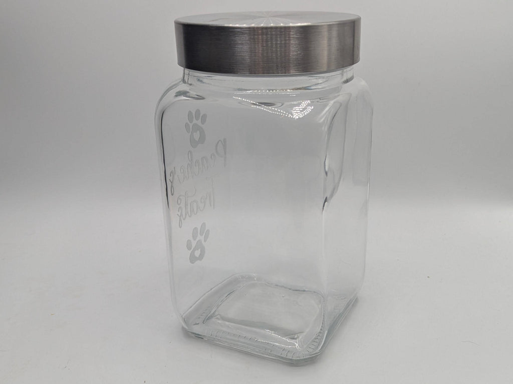 Personalised Dog Treat Jar, Cat/Dog Treat Jar, New Puppy Treat Jar, Puppy Pack Treat Jar, Gift for Dog Owner, Dog Treat Storage, Dog Gift