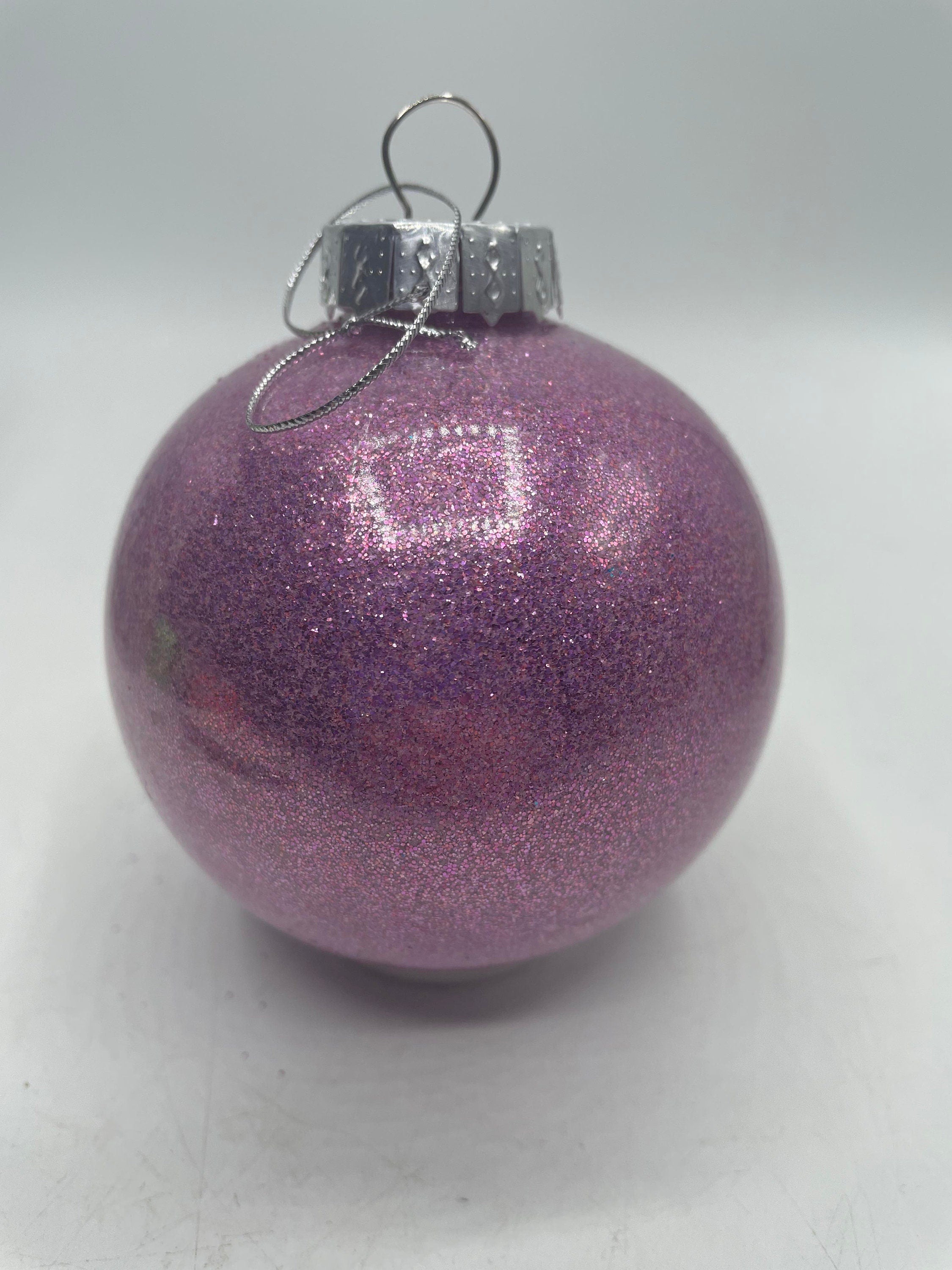 Personalised Glitter Snowflake Bauble, Glitter Christmas Bauble, Personalised Bauble, Christmas Decoration, Glitter Ribbon Bauble, Bauble