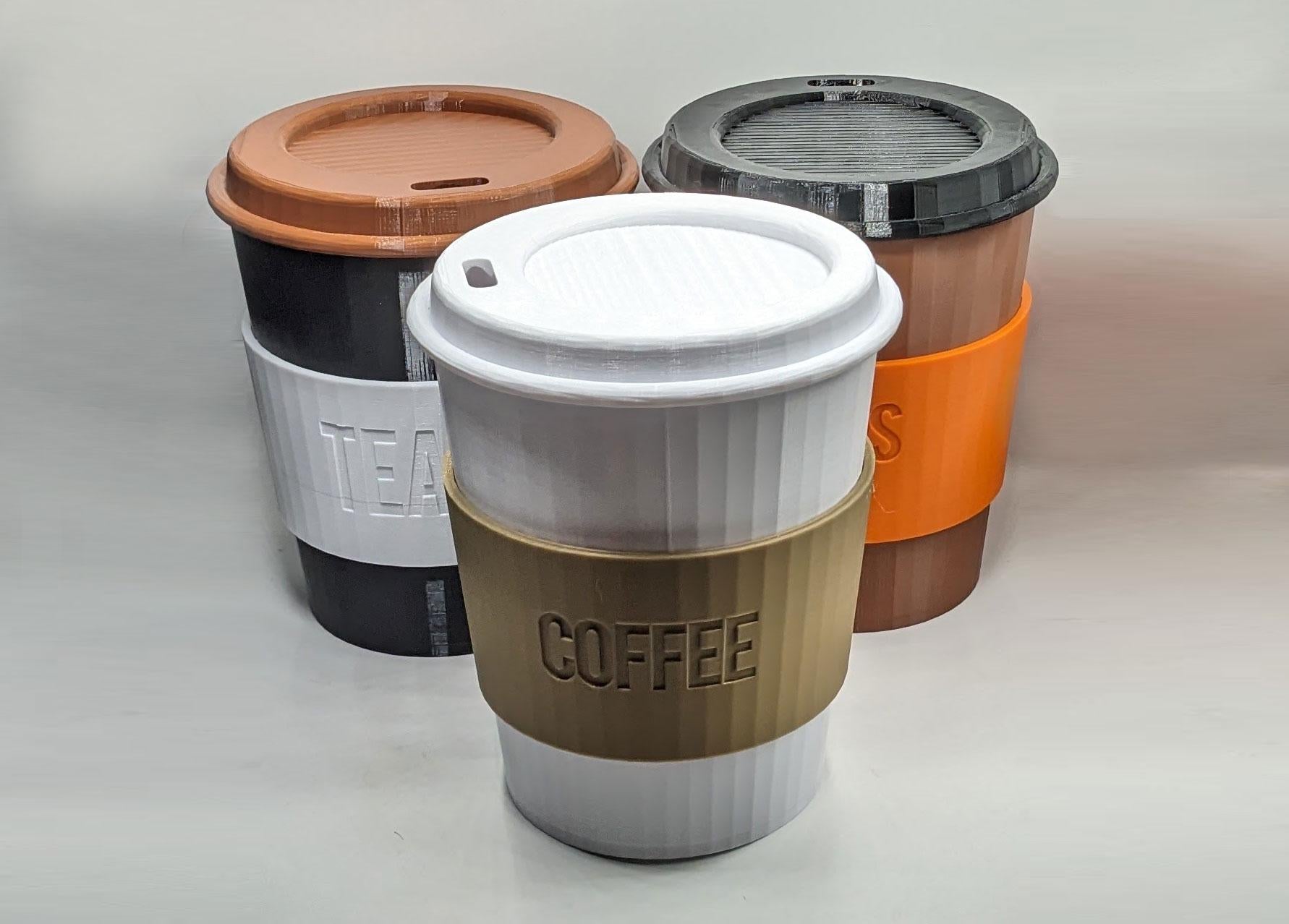 Giant Coffee Cup / Giant Tea Cup / Paper Coffee Style Cup / Coffee Shop Tips Pot / Tea Bag Tub / Perfect for Coffee Shops/Trucks / Moneybox