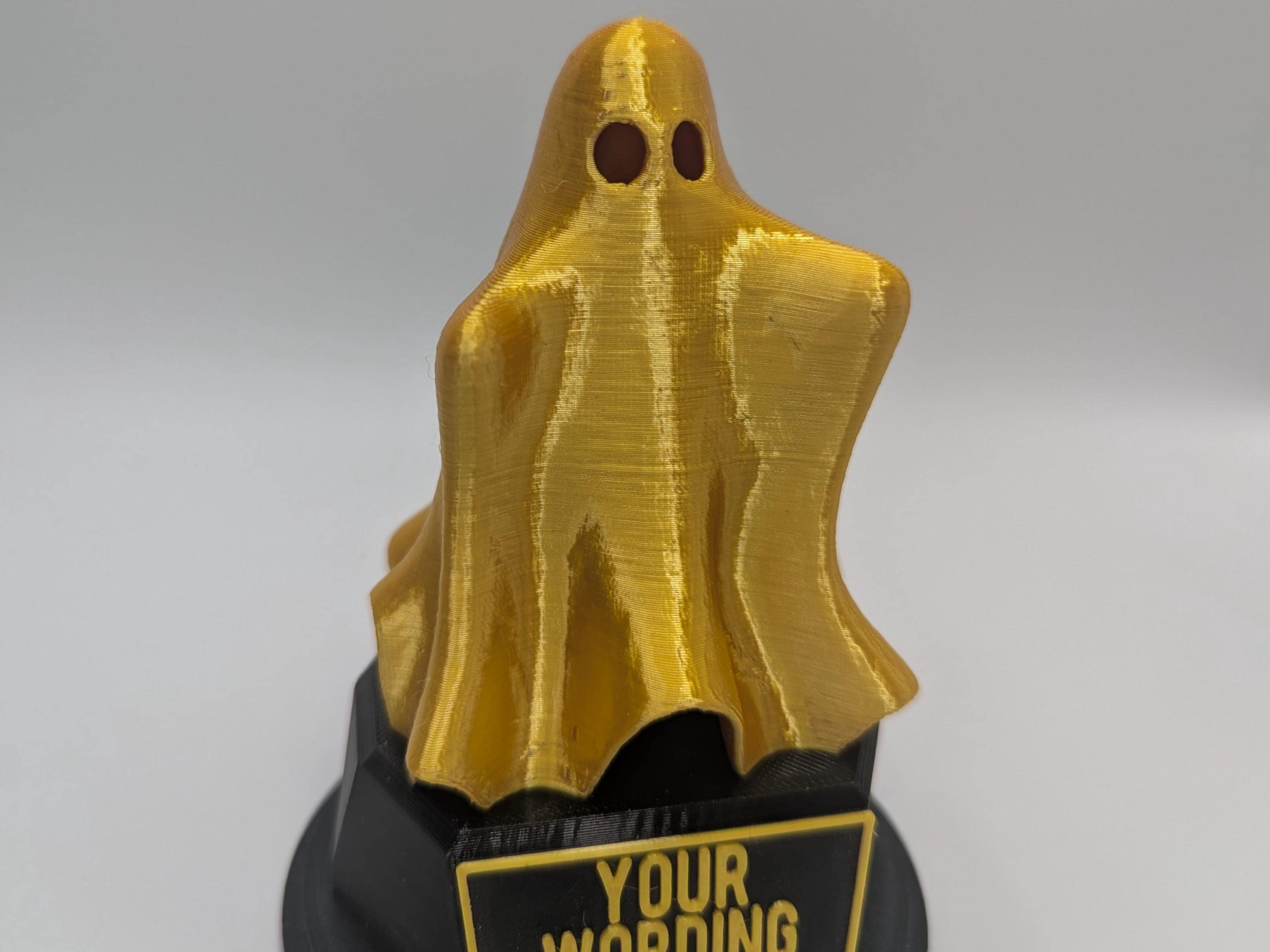 Personalised Ghost Trophy, Ghosting Trophy, Serial Ghosting Award, Halloween Ghost Award, Halloween Party Trophy, Custom Trophy Office Award