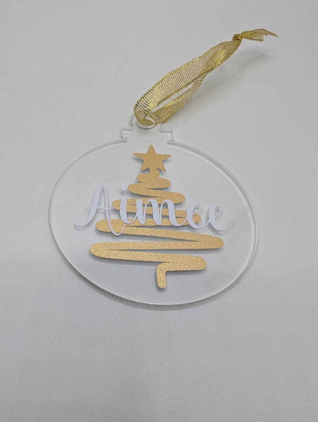 Personalised Christmas Bauble, Christmas Tree Bauble, Tree Personalised Decoration, Custom Bauble, Stocking Filler, Christmas Tree Decor