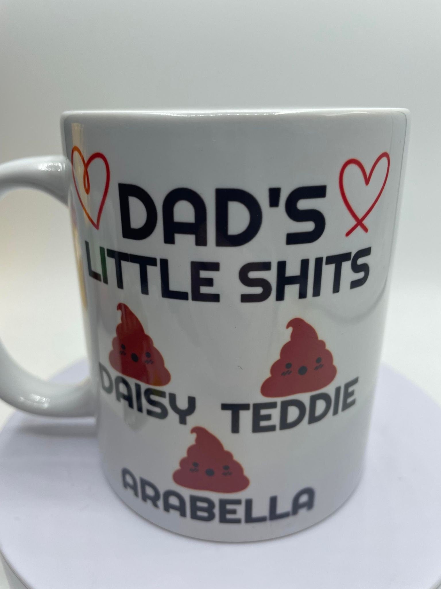 Mum Gift Personalised Mug / Mum's Little Shits Mug / Mummy's Little Shits Mug / Funny Mug / Personalised Mother's Day Gift / Mum Birthday