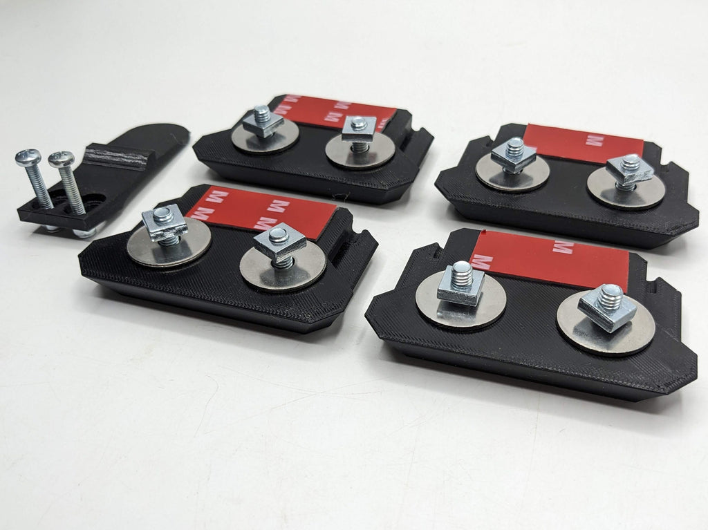 Universal Milwaukee Packout Top Mounting Cleats / Mount Feet Set + Hardware Kit / Milwaukee Packout Mounting / Milwaukee Packout Accessory