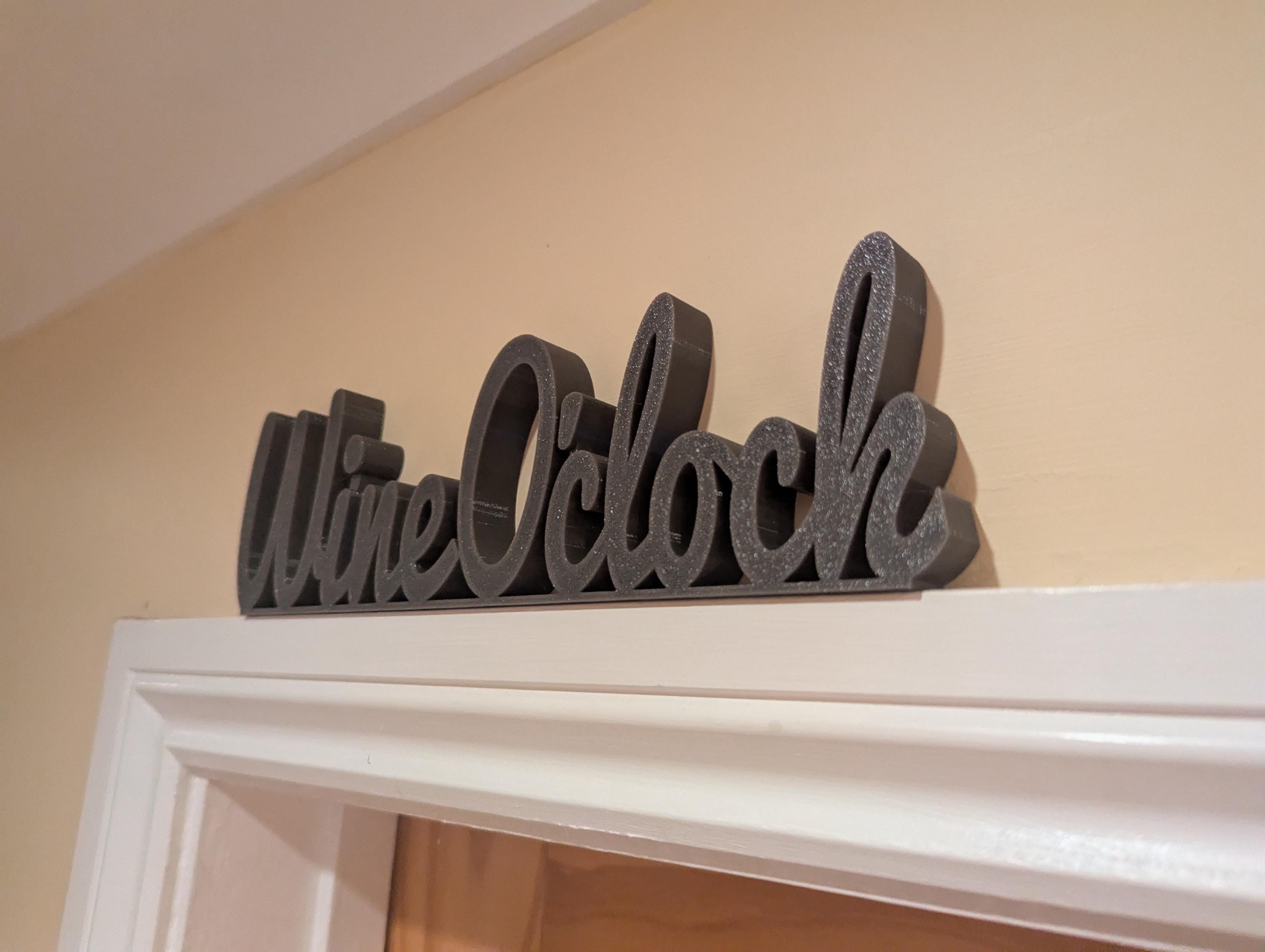 Wine O'Clock Door Sign, Wine Door Sign, Door Topper, Custom Door Sign, Wine Lover Sign, Above Door Sign, Quirky Door Sign, Fun Wine Bar Sign
